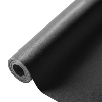 Самоклеющая экокожа в рулоне 1.37х1м х 0.5мм Черный SW-00001413