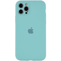 Чохол Silicone Case Full Camera Protective (AA) Apple iPhone 13 Pro (6.1«), Бірюзовий / Marine Green - купити в SmartEra.ua