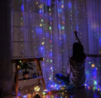 Гірлянда Штора роса 300LED 3*3 м от USB Тепла та Мікс Sf-1 SF-2