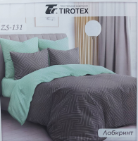 Комплект полуторної постільної білизни, Лабірінт Бязь Люкс, Тіротекс.