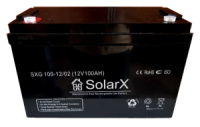 Акумуляторна батарея SolarX SXG 100-12 (12V 100AH)