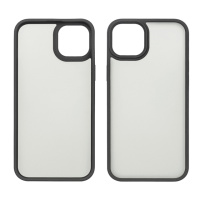 Чехол Colorful Matte Case для Apple iPhone 15 черный Люкс