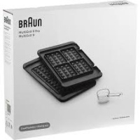 Набор пластин для вафель электрогриль Braun MultiGrill 9 Pro BRSK007 2 шт черный