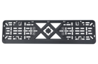 Рамка номерного знака 12Atelie пластиковая черная (951625)