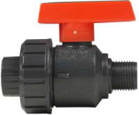 Кран кульовий Era 20 мм, 1/2« КВ-РН, із зовнішньою різьбой