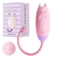 Кліторальний вібратор кішечка Lilo «We Love QiQi» USB (з пультом Д/К) рожевий