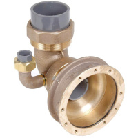 Закладна донна Fitstar 8663451 для гідромасажу Combi-Whirl, під форсунку 63 мм, 90°, для солоної води