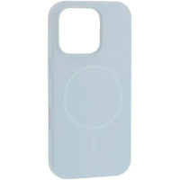DM Чохол Silicone Case Thin Circle with MagSafe для iPhone 15 Pro Sapphire Blue