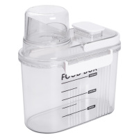 Контейнер для хранения сыпучих продуктов 20х11х22 см с дозатором и мерной шкалой ёмкость для круп 2л HP-27-13