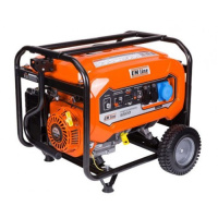 Професійний генератор бензиновий (електрогенератор) Oleo-Mac Line 6500 : 5.0/5.5 кВт бензогенератор для дому