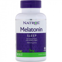 Мелатонин, Melatonin, 3 мг, Natrol, 240 таблеток