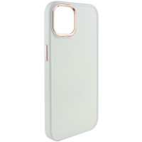 TPU чохол для Apple iPhone 12 Pro/12 (6.1«») - Bonbon Metal Style (Білий / White)