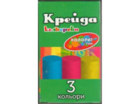 Крейда кольорова Колоріт для асфальта (3шт.)