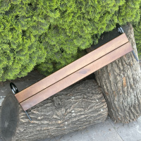 Передняя полка Mzavod для мангала Зевс на 12 шампуров темное дерево