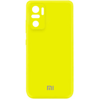 Чохол Silicone Cover My Color Full Camera (A) для Xiaomi Redmi Note 10 / Note 10s (Жовтий / Flash) - купити в SmartEra.ua