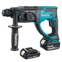 Перфоратор акумуляторний MAKITA DHR202RX4 (2акум.18В 3Аг+1.5Аг/зарядний/кейс)