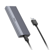 Внешний карман для SSD HOCO HB47 M. 2 Enclosure, серый