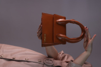 Jacquemus  Le Chiquito Noeud brown