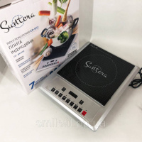 Плитка індукційна Suntera ICD-1012, 2000 Вт, індукційна плита міні, електроплита інфрачервона