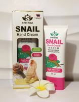 Крем для рук с улиткой, Snail hand cream Sritana, 120g