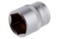 Головка шестигранная Intertool 22мм x 1/2« матовая (ET-2022)