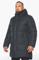 Куртка мужская зимняя Braggart удлиненная с капюшоном - 57055 цвет графит