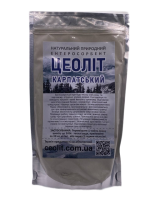 Цеоліт природній харчовий ентеросорбент Атоксил 400 г Цеоліт-Біо, 400