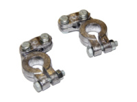 Комплект акумуляторних ремонтних клем + та - (без проводів) свинцевих вантажних