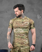 Тактична потоотводна футболка AXEL мультікам ВТ6731