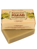 Крымское натуральное мыло на оливковом масле Череда 100 г