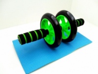 Колесо для пресса Зеленое Тренажер