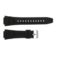 Ремінець для годинника Skmei 1454BKBK Black-Black каучуковий чорний (SKU 1051-0654)