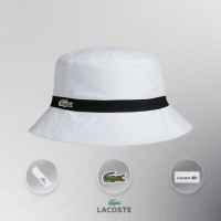 Панама Lacoste (Бело-чёрная)