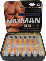 Таблетки для потенции MaxMan ultra long,средство для потенции Максмен