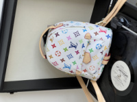 Рюкзак Louis Vuitton  Palm Springs Mini  білий монограм