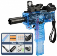 Электрический игрушечный пистолет UZI SMG с мягкой пулей