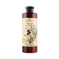 Шампунь HAPPY LIFE Оливки и пивные дрожжи 1 л