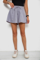 Шорти жіночі однотонні, колір сірий, 102R5256-6