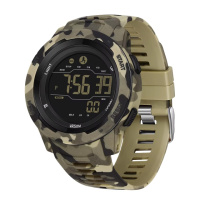 Чоловічий тактичний годинник Sanda 2186 Camo Yellow-Black з електронним циферблатом та водонепроникністю 5 ATM