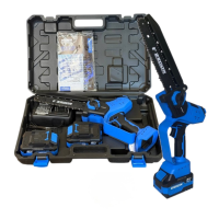 Пила ланцюгова акумуляторна ZEGOR CSMQ-21BL-8 (2акум.21В 4Аг/зарядний/кейс/автоматична подача масла/20см)