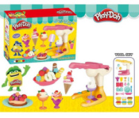 Тісто для ліплення 677 C 517 (48) 6 кольорів, екструдер, 3 насадки, форми, посуд, в коробці