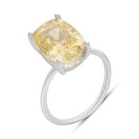 Серебряное кольцо CatalogSilver с фианитами, вес изделия 5,73 гр (2184874) 18 размер