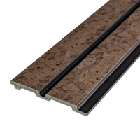 Рейка декоративная PS 2900х118х12мм Шоколадный мрамор SW-00001754