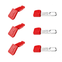 Кліпси для стропи безпеки та ручок інструмента KNIPEX 00 63 06 TCR Tethered Tool, MIX (3+3шт)