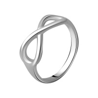 Серебряное кольцо CatalogSilver с без камней, вес изделия 1,74 гр (2064374) 17.5 размер