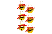 Игрушка елочная «Колокольчик» металлический звенящий 40мм (6шт) (116257)