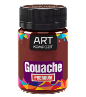 Гуаш художня PREMIUM «ART Kompozit», 60 мл, Умбра палена