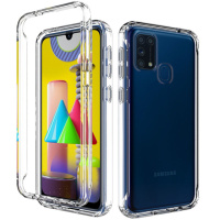 Чохол TPU + PC Full Body із захистом 360 для Samsung Galaxy M31 (прозорий) - купити в SmartEra.ua