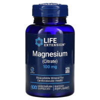 Цитрат Магнію, Magnesium (Citrate), Life Extension, 100 мг, 100 капсул