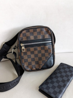 Сумка Чоловіча Louis Vuitton коричнева клітка